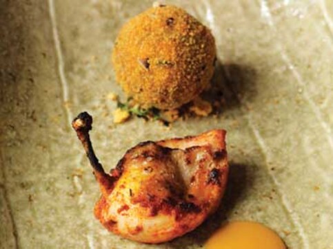 Sandalwood flavoured tandoori chicken breast Sandalwood flavoured tandoori chicken breast
