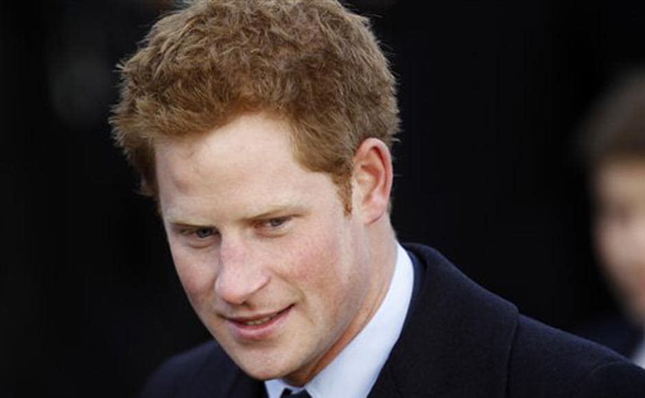 Britain's Prince Harry and other members of Britain's royal family arrive for a Christmas Service at St. Mary's church on the grounds of Sandringham Estate, the Queen's Norfolk retreat, England. AP Britain's Prince Harry and other members of Britain's royal family arrive for a Christmas Service at St. Mary's church on the grounds of Sandringham Estate, the Queen's Norfolk retreat, England. AP