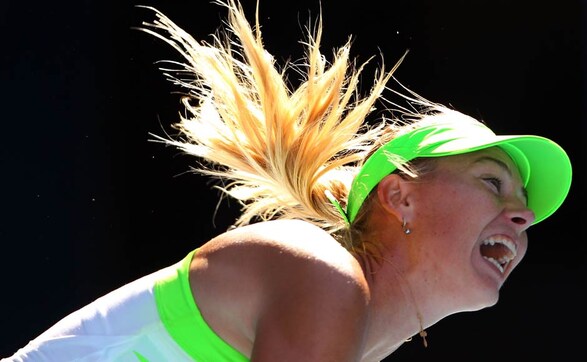 Images: Sharapova, Serena and the noisy pack Images: Sharapova, Serena and the noisy pack