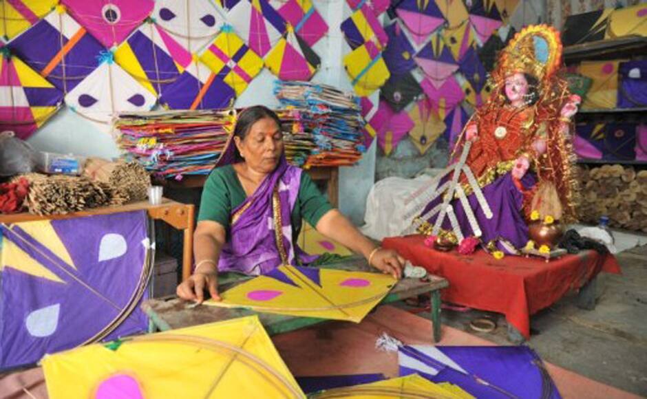 Images The festival of kites, Makar Sankrati