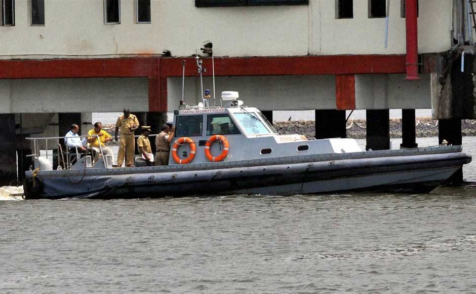 Police officials after meeting the Italian naval marines who were involved in killing of two fishermen off the Kerala coast at Cochin Port. PTI Police officials after meeting the Italian naval marines who were involved in killing of two fishermen off the Kerala coast at Cochin Port. PTI