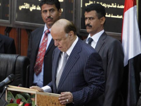 Hadi takes oath as new president of Yemen Hadi takes oath as new president of Yemen