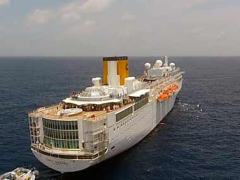 Costa Cruises liner towed to Seychelles' main island Costa Cruises liner towed to Seychelles' main island
