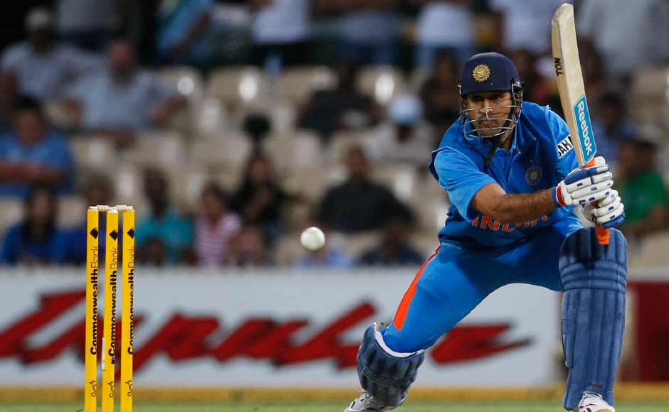 MS Dhoni plays a shot against Sri Lanka during their one-day international cricket match in Adelaide. Reuters MS Dhoni plays a shot against Sri Lanka during their one-day international cricket match in Adelaide. Reuters