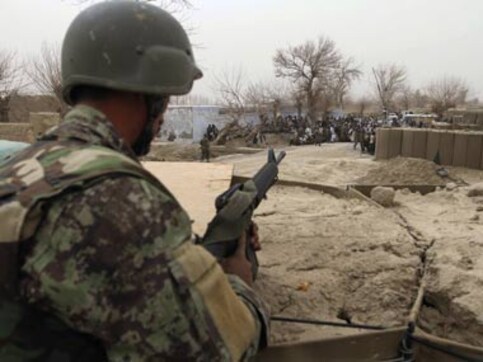 Suicide plot to attack Afghan ministry; soldiers arrested Suicide plot to attack Afghan ministry; soldiers arrested