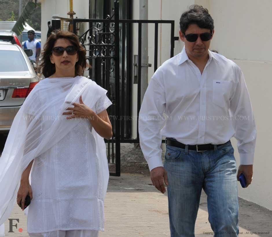 Madhuri Dixit and husband Sriram Nene. Raju Shelar/Firstpost Madhuri Dixit and husband Sriram Nene. Raju Shelar/Firstpost