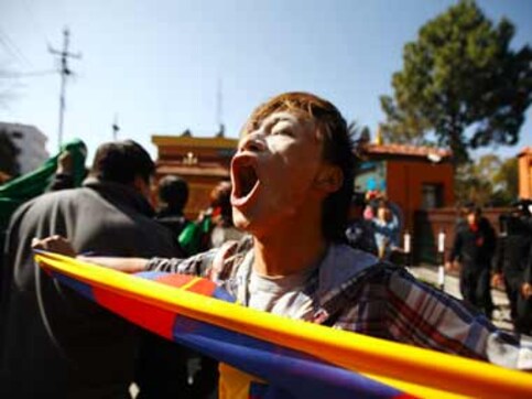 Tibetan rights groups protest world heritage status conferred by UNESCO to Chinese plateau Tibetan rights groups protest world heritage status conferred by UNESCO to Chinese plateau