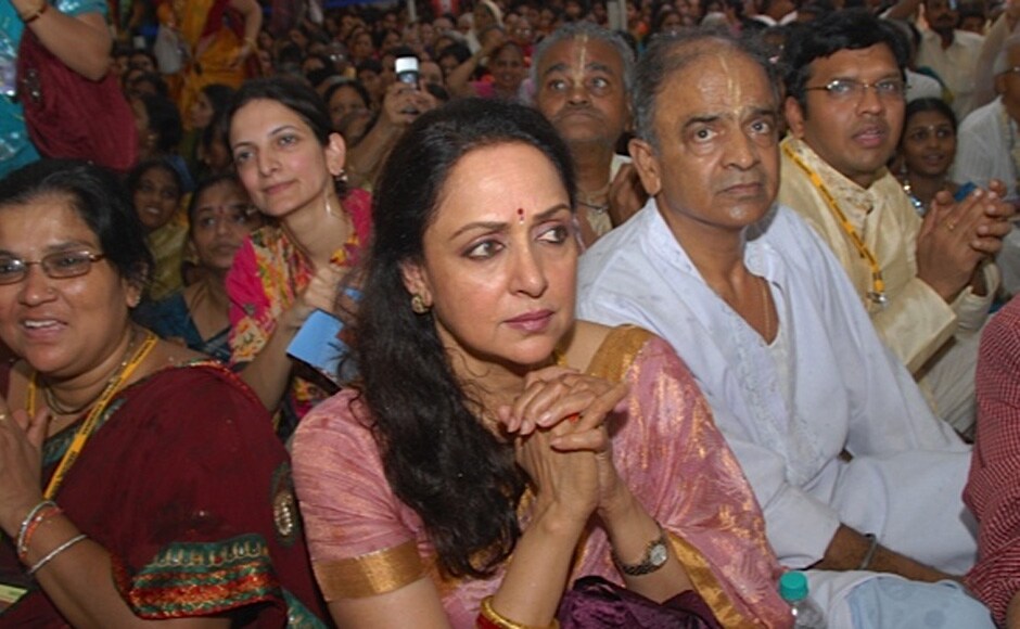 Hema Malini prays at ISKCON temple. Firstpost Hema Malini prays at ISKCON temple. Firstpost