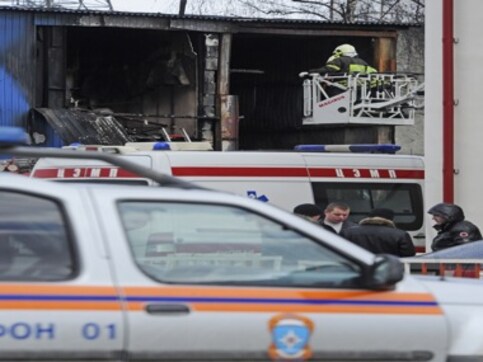 17 killed in Moscow warehouse fire 17 killed in Moscow warehouse fire