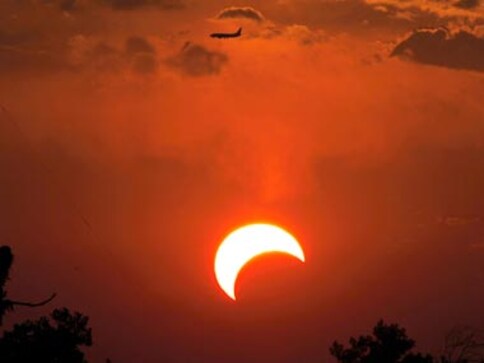 Rare 'ring of fire' solar eclipse crosses Asia