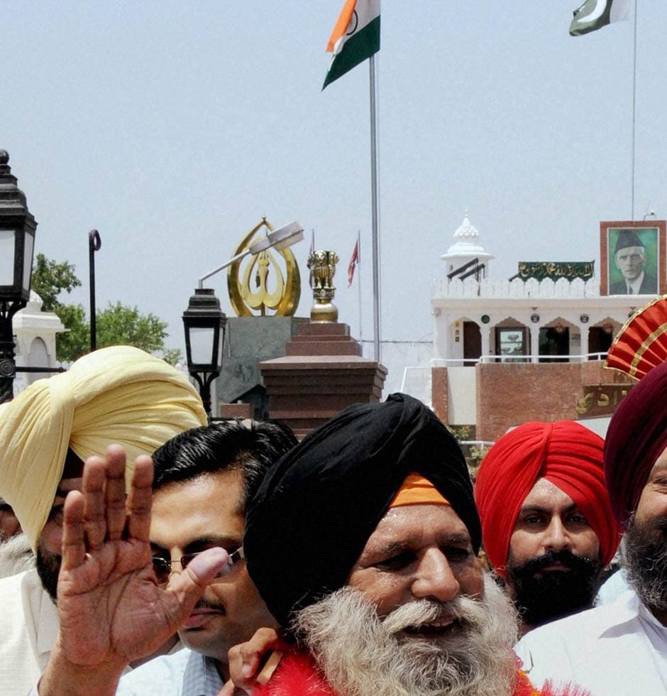 Surjit Singh speaks to the media on his arrival at the Indian side of Attari-Wagah border. PTI Surjit Singh speaks to the media on his arrival at the Indian side of Attari-Wagah border. PTI