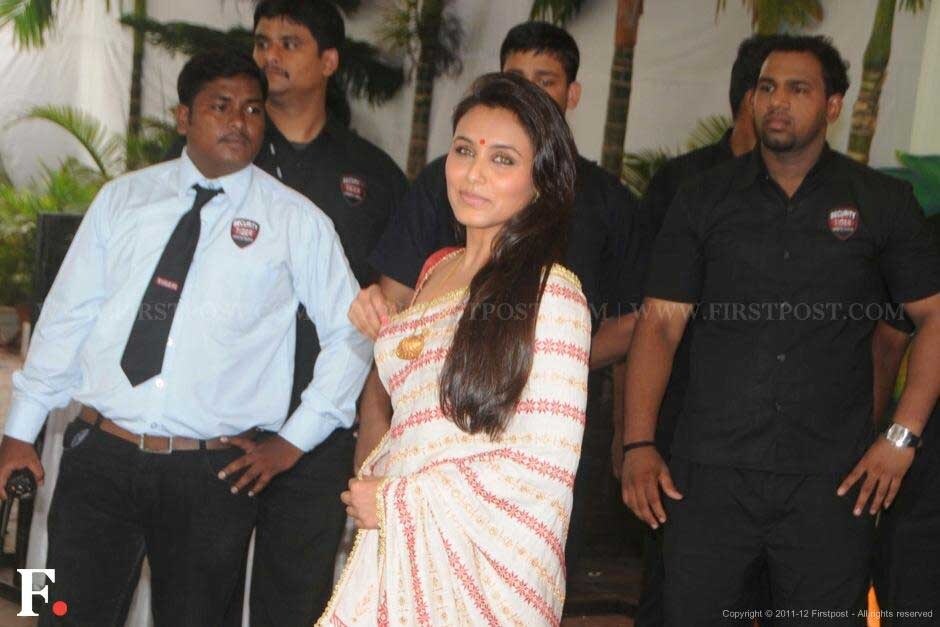 Rani Mukerji at Esha Deol's wedding. Raju Shelar/Firstpost Rani Mukerji at Esha Deol's wedding. Raju Shelar/Firstpost