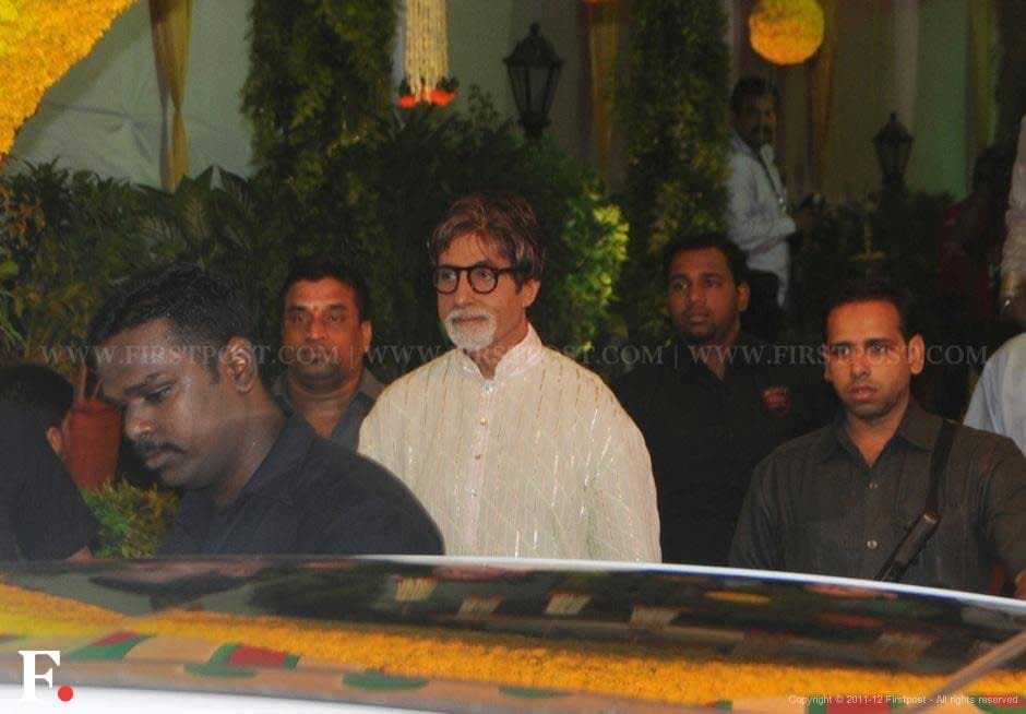 Amitabh Bachchan attends Esha Deol's wedding. Raju Shelar/Firstpost Amitabh Bachchan attends Esha Deol's wedding. Raju Shelar/Firstpost
