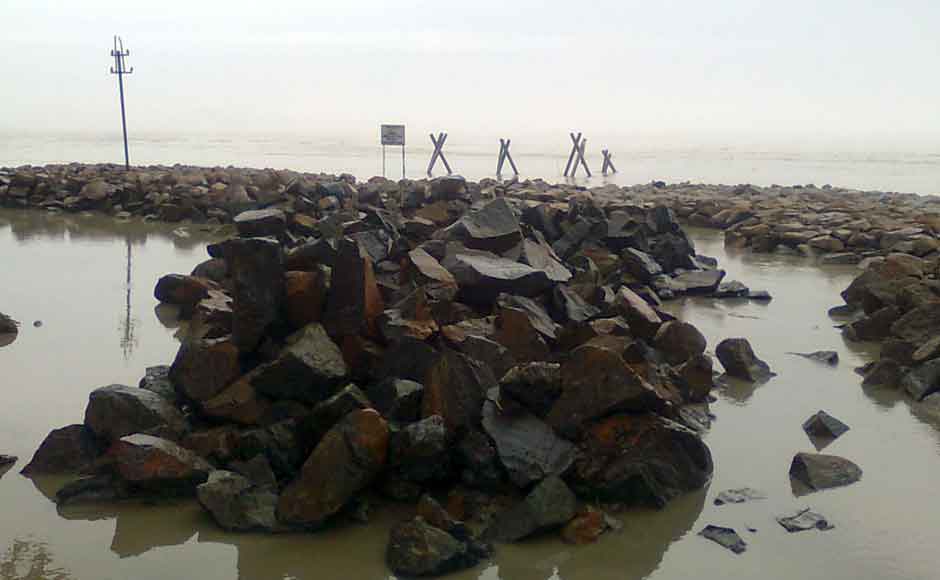 The Joggers Park in Dibrugarh is now a sight of dyke protection measures. Image courtesy Alok Kar Dowerah The Joggers Park in Dibrugarh is now a sight of dyke protection measures. Image courtesy Alok Kar Dowerah