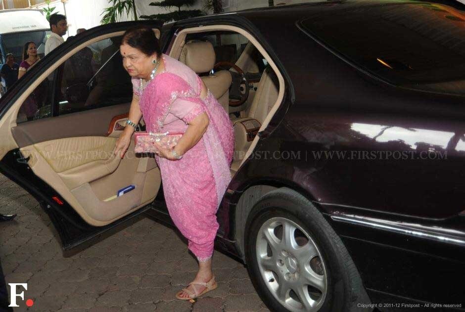 Kokilaben Ambani at Esha Deol's wedding. Raju Shelar/ Firstpost Kokilaben Ambani at Esha Deol's wedding. Raju Shelar/ Firstpost