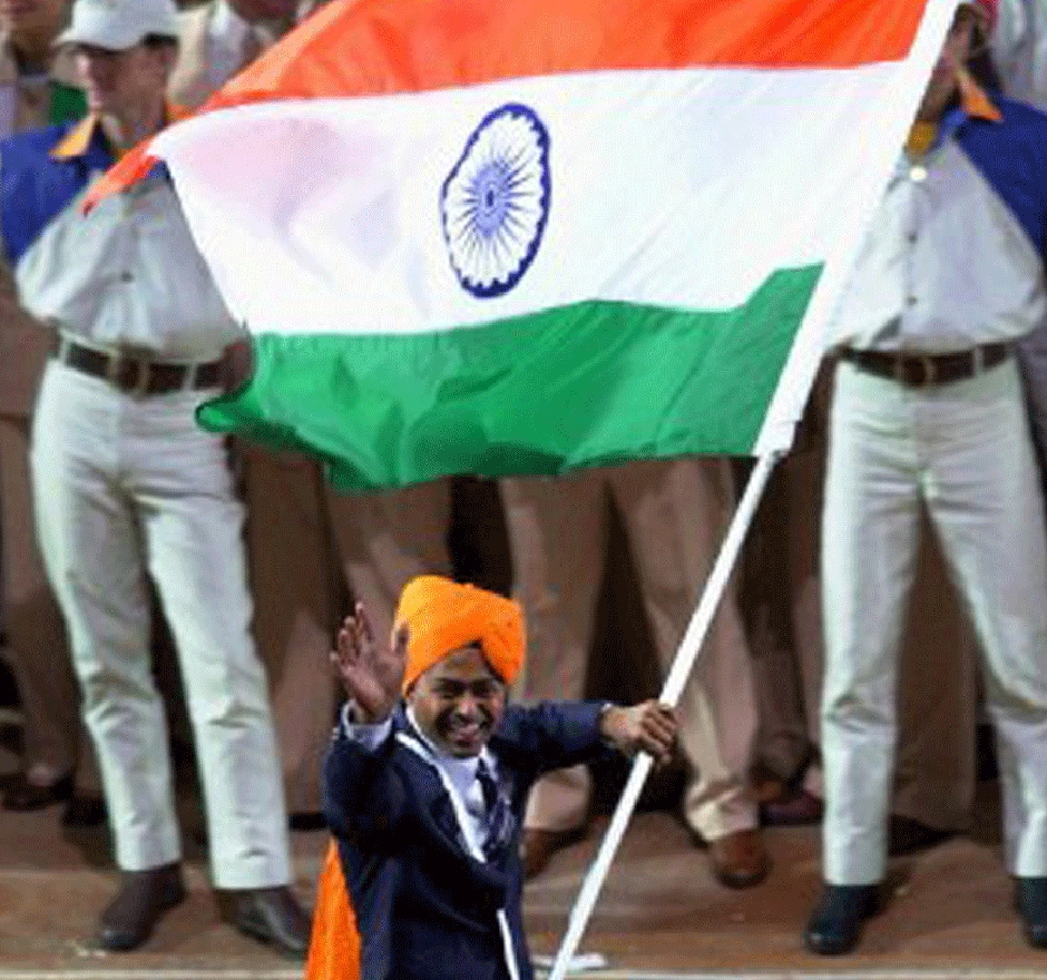 Indian tennis player Leander Paes bears India's flag during the opening ceremony 15 September of the Sydney 2000 Olympics. Having won seven doubles and six mixed doubles Grand Slam titles and finishing as runner up in numerous other Grand Slam finals, he is considered to be one of the greatest and most respected contemporary doubles and mixed doubles players in the world. AFP Indian tennis player Leander Paes bears India's flag during the opening ceremony 15 September of the Sydney 2000 Olympics. Having won seven doubles and six mixed doubles Grand Slam titles and finishing as runner up in numerous other Grand Slam finals, he is considered to be one of the greatest and most respected contemporary doubles and mixed doubles players in the world. AFP