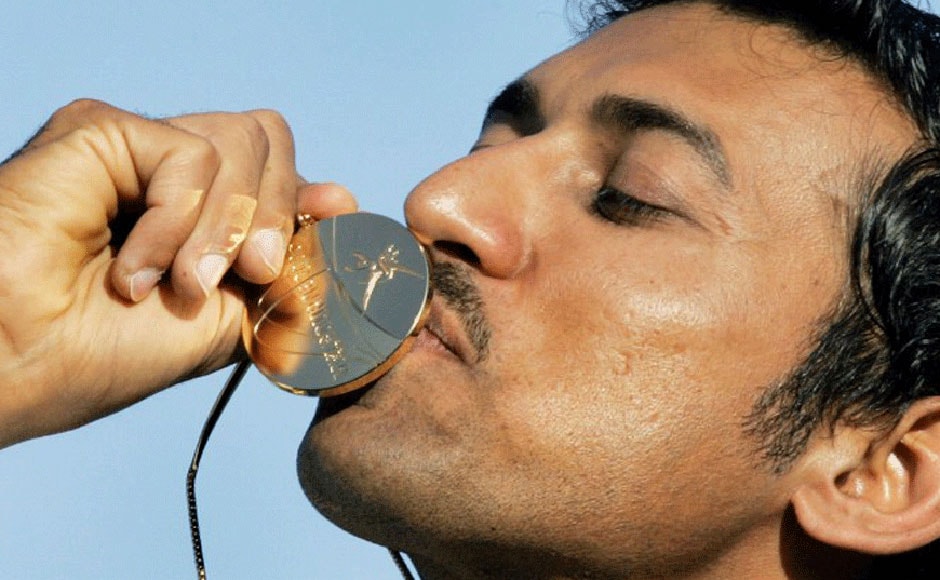 Colonel Rajyavardhan Singh Rathore is an Indian shooter who won the silver medal in Men's Double Trap at the 2004 Summer Olympics in Athens. Rathore was the Indian flag bearer at the 2008 Summer Olympics. AFP Colonel Rajyavardhan Singh Rathore is an Indian shooter who won the silver medal in Men's Double Trap at the 2004 Summer Olympics in Athens. Rathore was the Indian flag bearer at the 2008 Summer Olympics. AFP