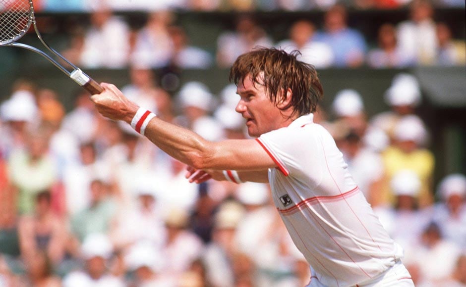 Jimmy Connors was at the top for 268 weeks. Allsport UK/ALLSPORT/Getty Images Jimmy Connors was at the top for 268 weeks. Allsport UK/ALLSPORT/Getty Images