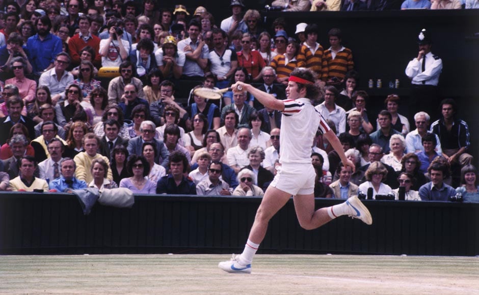 John McEnroe was No. 1 for 170 weeks. Fox Photos/Hulton Archive/Getty Images John McEnroe was No. 1 for 170 weeks. Fox Photos/Hulton Archive/Getty Images