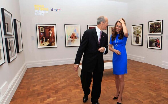Images: Is Kate Middleton trying to hide a baby bump? Images: Is Kate Middleton trying to hide a baby bump?