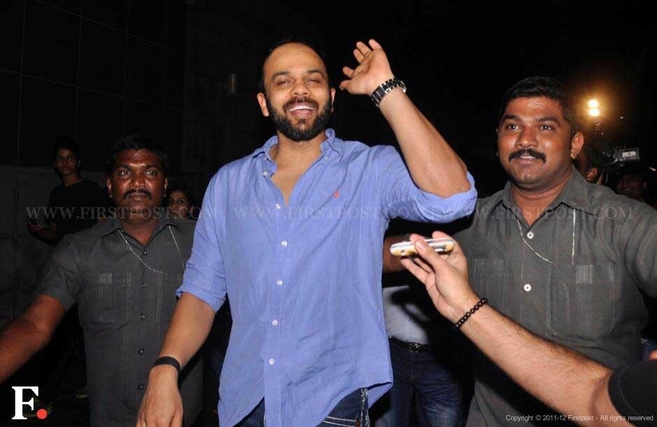 Rohit Shetty at the screening of Bol Bachchan. Firstpost Rohit Shetty at the screening of Bol Bachchan. Firstpost