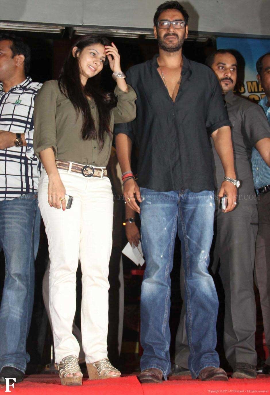 Tanisha with her brother-in-law Ajay Devgn. Firstpost Tanisha with her brother-in-law Ajay Devgn. Firstpost