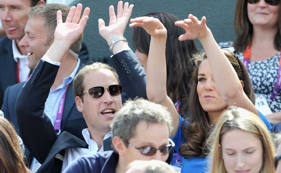 Catherine, Duchess of Cambridge and Prince William, Duke of Cambridge watch Andy Murray of Great Britain and Nicolas Almagro of Spain in the Quarterfinal of Men's Singles Tennis. Pascal Le Segretain/Getty Images Catherine, Duchess of Cambridge and Prince William, Duke of Cambridge watch Andy Murray of Great Britain and Nicolas Almagro of Spain in the Quarterfinal of Men's Singles Tennis. Pascal Le Segretain/Getty Images