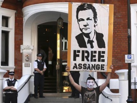 Assange to give statement today; UK hopes to resolve crisis Assange to give statement today; UK hopes to resolve crisis