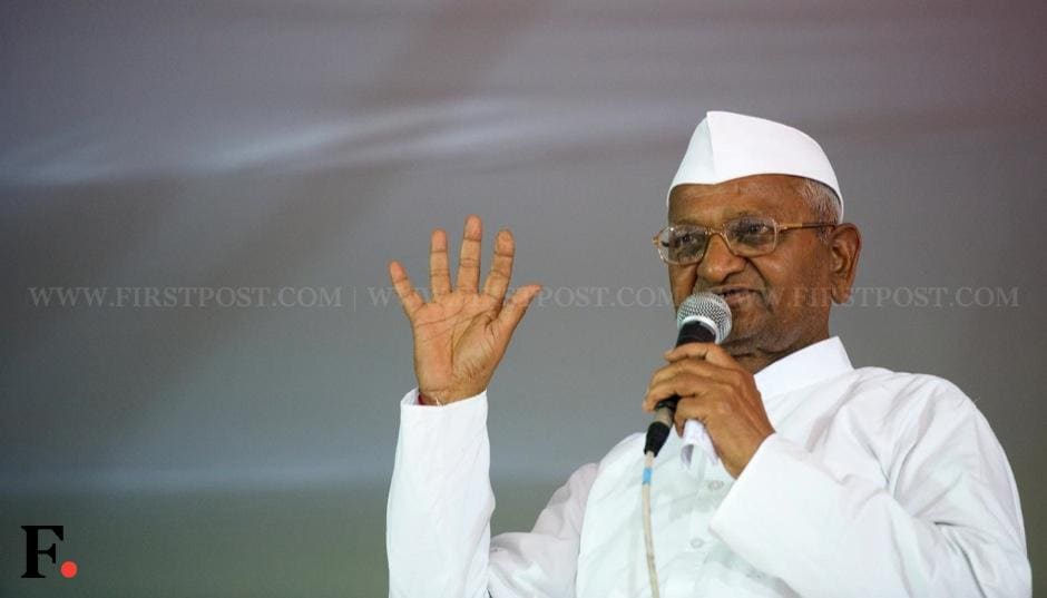 Anna Hazare has said that he will travel across the country and make people aware of Team Anna's political party. Naresh Sharma/Firstpost Anna Hazare has said that he will travel across the country and make people aware of Team Anna's political party. Naresh Sharma/Firstpost