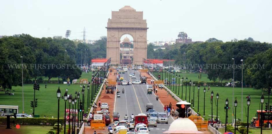 Rajpath being readied for Independence Day. Naresh Sharma/ Firstpost Rajpath being readied for Independence Day. Naresh Sharma/ Firstpost