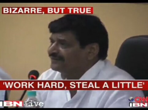 UP minister says 'ok to steal a little', then blames media UP minister says 'ok to steal a little', then blames media