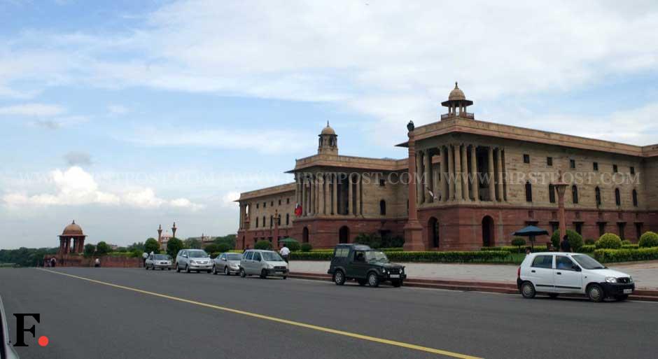 A spruced up South Block on Rajpath ahead of Independence Day. Naresh Sharma/ Firstpost A spruced up South Block on Rajpath ahead of Independence Day. Naresh Sharma/ Firstpost