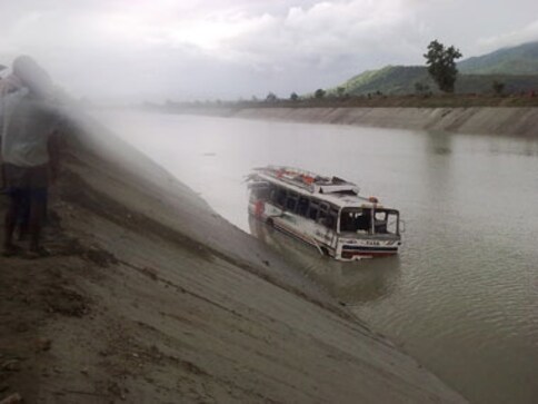 Twenty three killed as bus falls off Meghalaya hill
