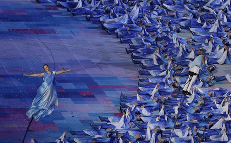 Peformers participate in the Opening Ceremony for the 2012 Paralympics in London. AP Peformers participate in the Opening Ceremony for the 2012 Paralympics in London. AP