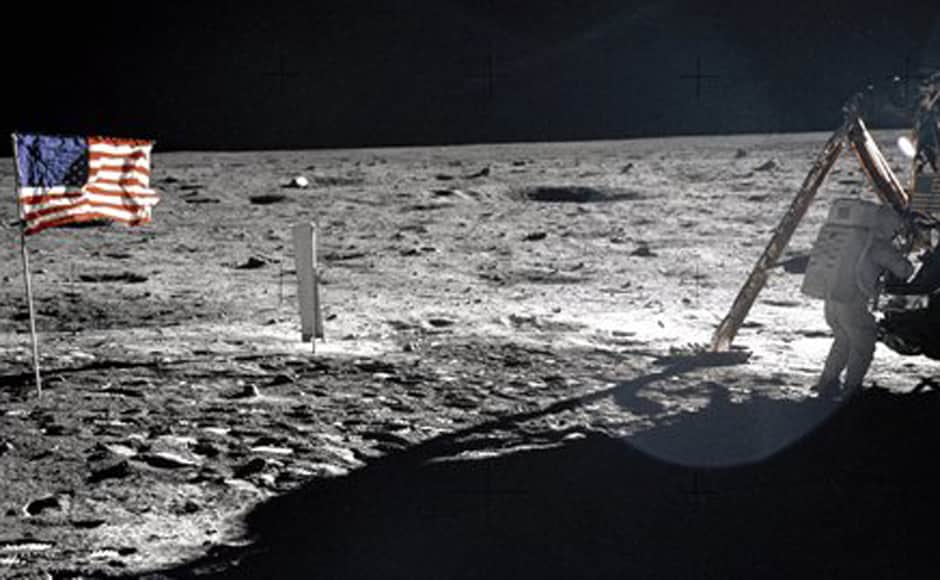 In this 20 July, 1969 photo provided by NASA shows Apollo 11 astronaut Neil Armstrong on the lunar surface. AP In this 20 July, 1969 photo provided by NASA shows Apollo 11 astronaut Neil Armstrong on the lunar surface. AP