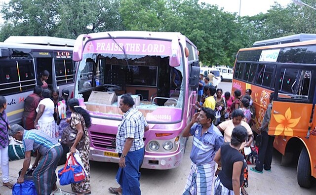 About 180 Sri Lankan pilgrims to Christian shrines in Thanjavur and Nagapattinam in districts Tamil Nadu were attacked by activists of nationalist political outfits - MDMK and Nam Thamizhar Iyakkam.Firstpost About 180 Sri Lankan pilgrims to Christian shrines in Thanjavur and Nagapattinam in districts Tamil Nadu were attacked by activists of nationalist political outfits - MDMK and Nam Thamizhar Iyakkam.Firstpost