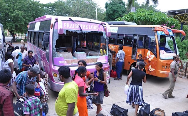 Distraught Sri Lankan pilgrims after the attacks. Firstpost Distraught Sri Lankan pilgrims after the attacks. Firstpost
