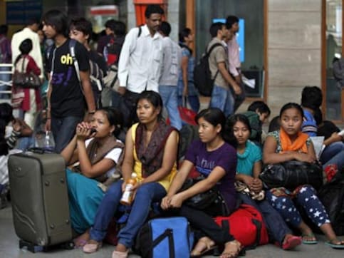 People from north-east returning to Bangalore, Pune People from north-east returning to Bangalore, Pune