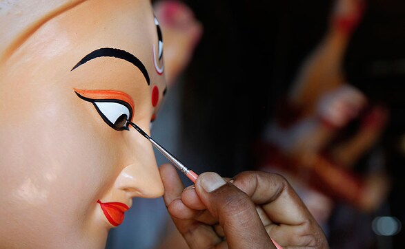 Images: West Bengal begins countdown to Durga Puja Images: West Bengal begins countdown to Durga Puja