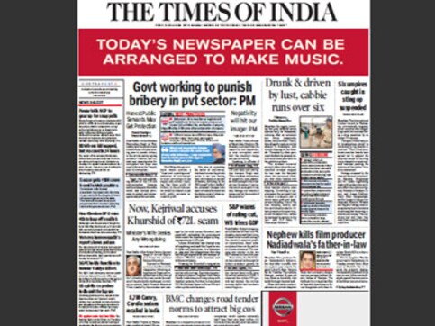 Nissan’s innovation makes The Times of India an impossible read Nissan’s innovation makes The Times of India an impossible read