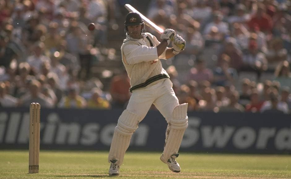 Ponting's first Test century couldn't have come against a better opponent. He smashed 127 against England in Leeds during The Ashes and Australia went on to win the match by an innings and 61 runs. Getty Images Ponting's first Test century couldn't have come against a better opponent. He smashed 127 against England in Leeds during The Ashes and Australia went on to win the match by an innings and 61 runs. Getty Images