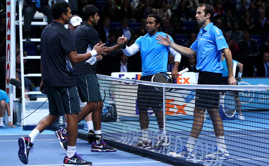 Until next time. The two pairs after the match. Getty Images Until next time. The two pairs after the match. Getty Images