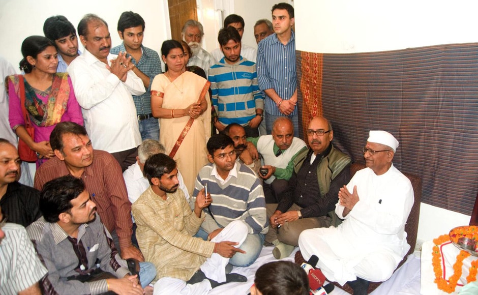 Hazare had on Saturday announced a new 15-member team and vowed to start a nationwide campaign against corruption from Jan 30. Naresh Sharma/Firstpost Hazare had on Saturday announced a new 15-member team and vowed to start a nationwide campaign against corruption from Jan 30. Naresh Sharma/Firstpost