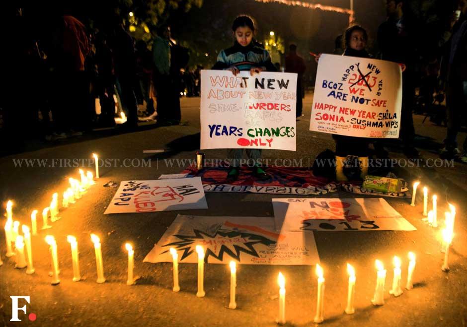 Protesters gathered at Jantar Mantar on Monday, demanding justice for rape victims. Naresh Sharma/Firstpost Protesters gathered at Jantar Mantar on Monday, demanding justice for rape victims. Naresh Sharma/Firstpost