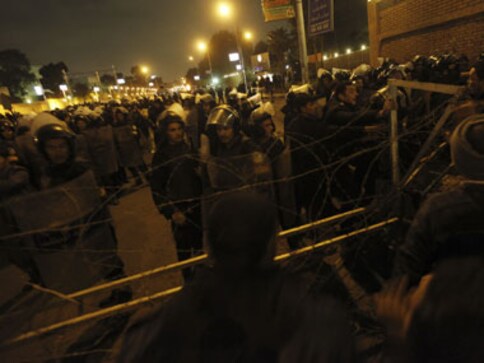 Two years since Mubarak, clashes in Egypt injure 110
