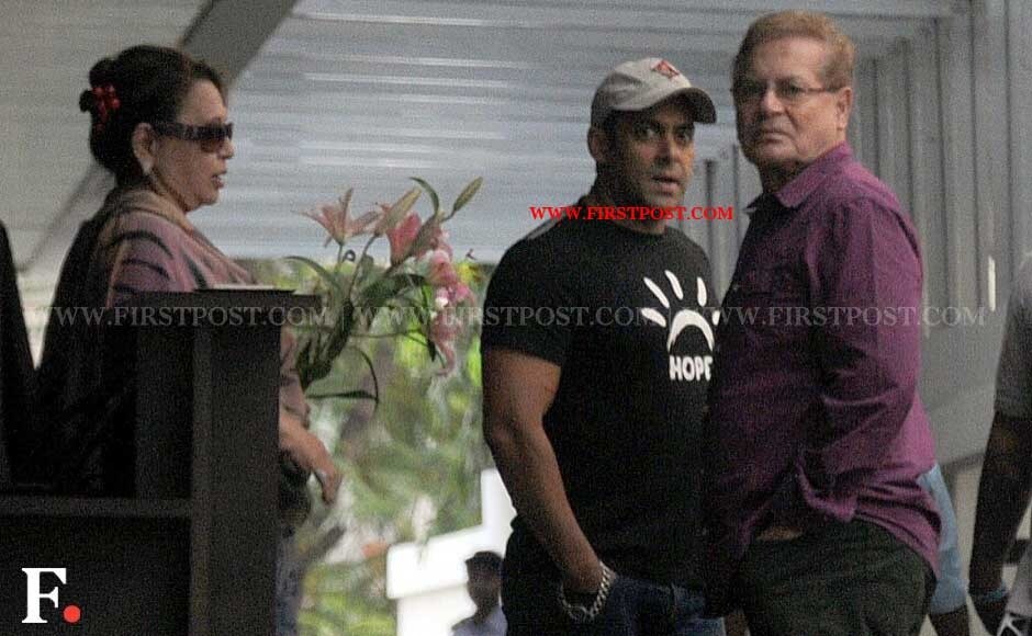 Helen with Salman and Salim Khan. Sachin Gokhale/Firstpost Helen with Salman and Salim Khan. Sachin Gokhale/Firstpost