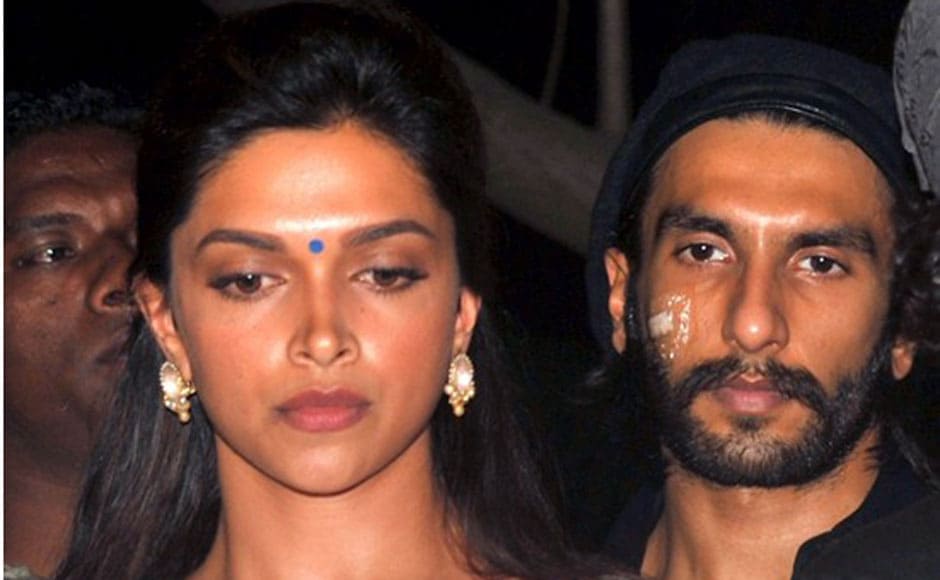 Actors Deepika Padukone and Ranveer Singh at the candle light vigil in Juhu. AFP Actors Deepika Padukone and Ranveer Singh at the candle light vigil in Juhu. AFP