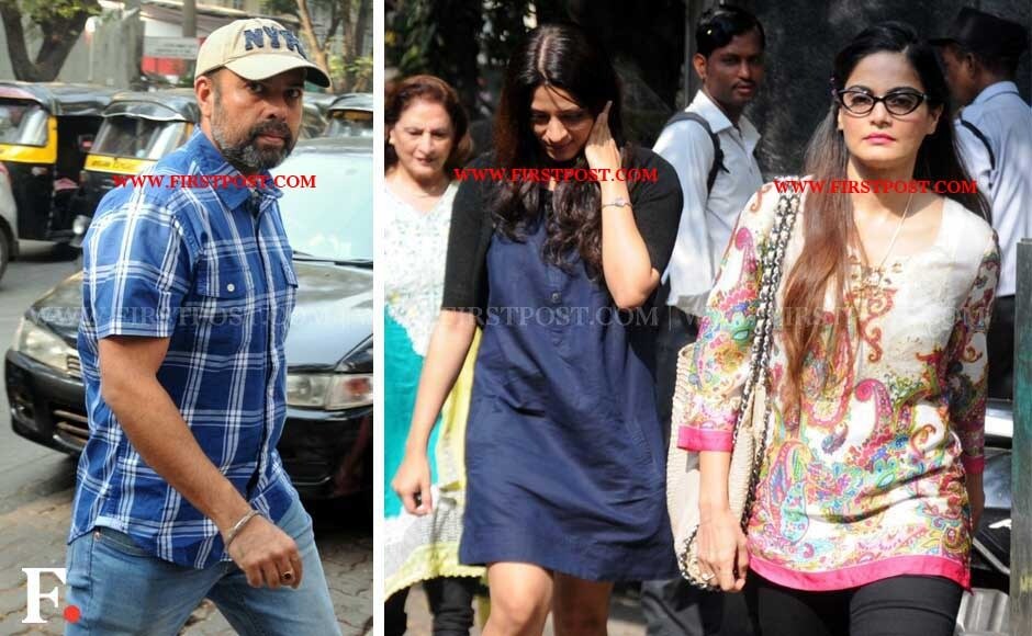 Filmmaker Atul Agnihotri, sister Sonali Agnihotri and wife Alvira Khan. Sachin Gokhale/Firstpost Filmmaker Atul Agnihotri, sister Sonali Agnihotri and wife Alvira Khan. Sachin Gokhale/Firstpost