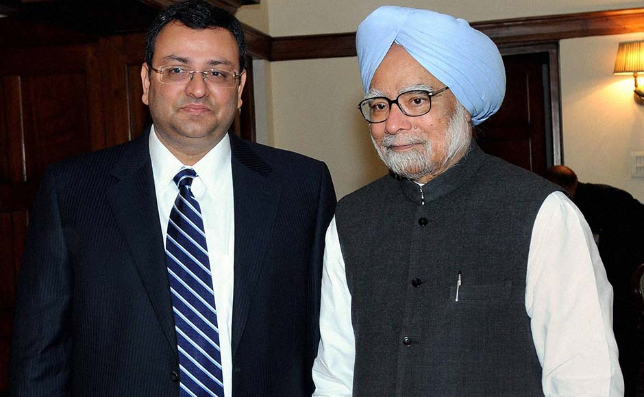 Prime Minister Manmohan Singh meets new Chairman of Tata group Cyrus Mistry in New Delhi. PTI Prime Minister Manmohan Singh meets new Chairman of Tata group Cyrus Mistry in New Delhi. PTI