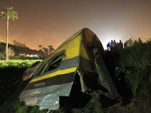 Military train crash in Egypt kills 17 in Egypt Military train crash in Egypt kills 17 in Egypt